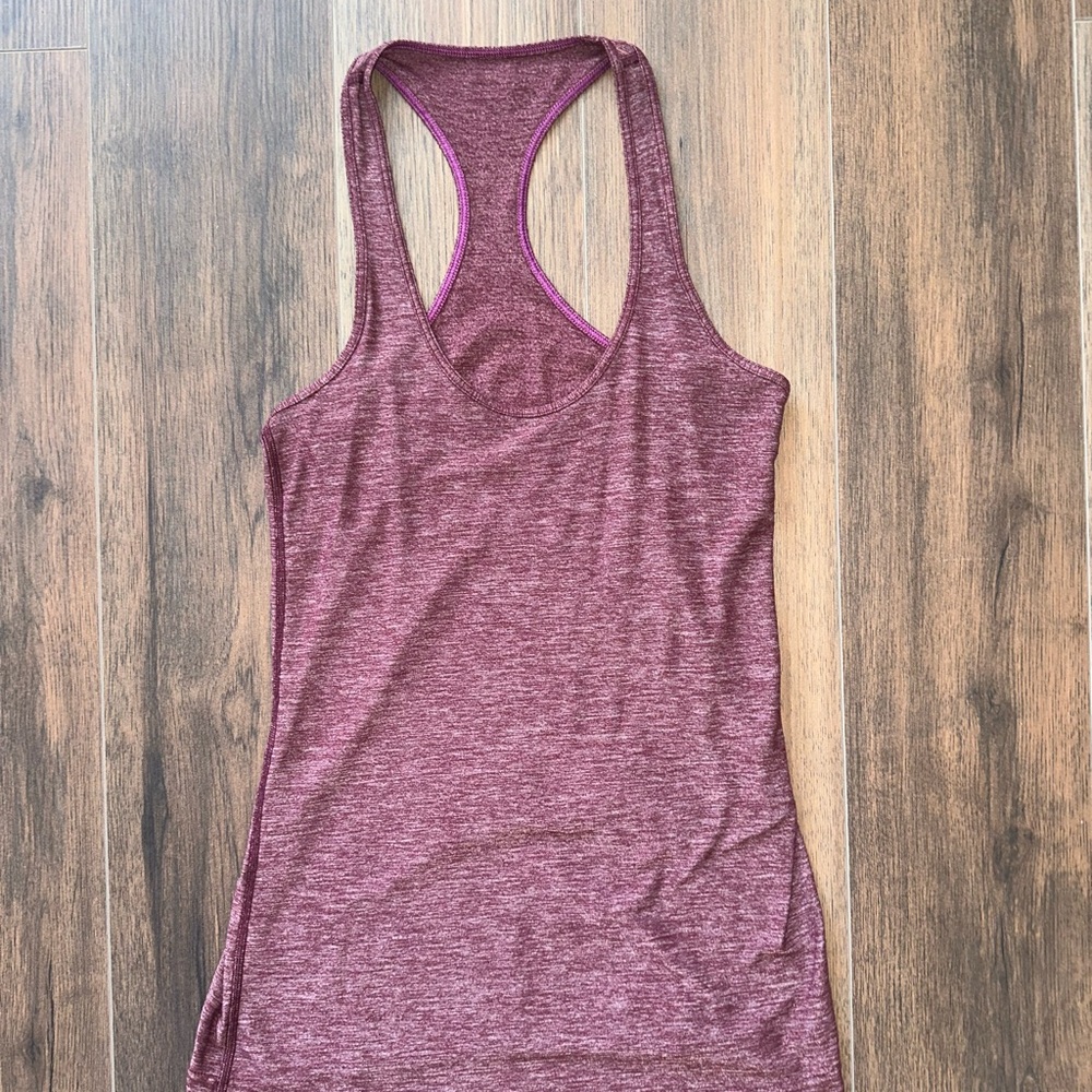 Lululemon Burgundy Tank Top